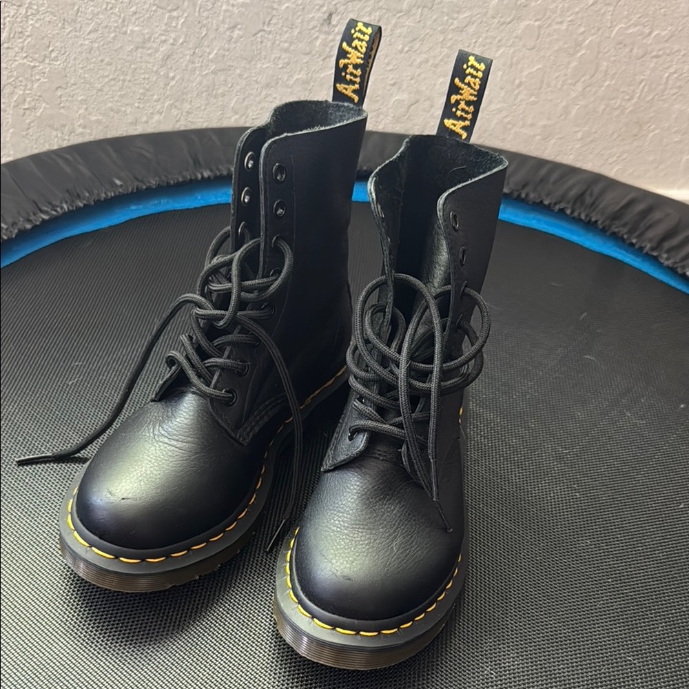 Dr. Martens Black Leather Boots